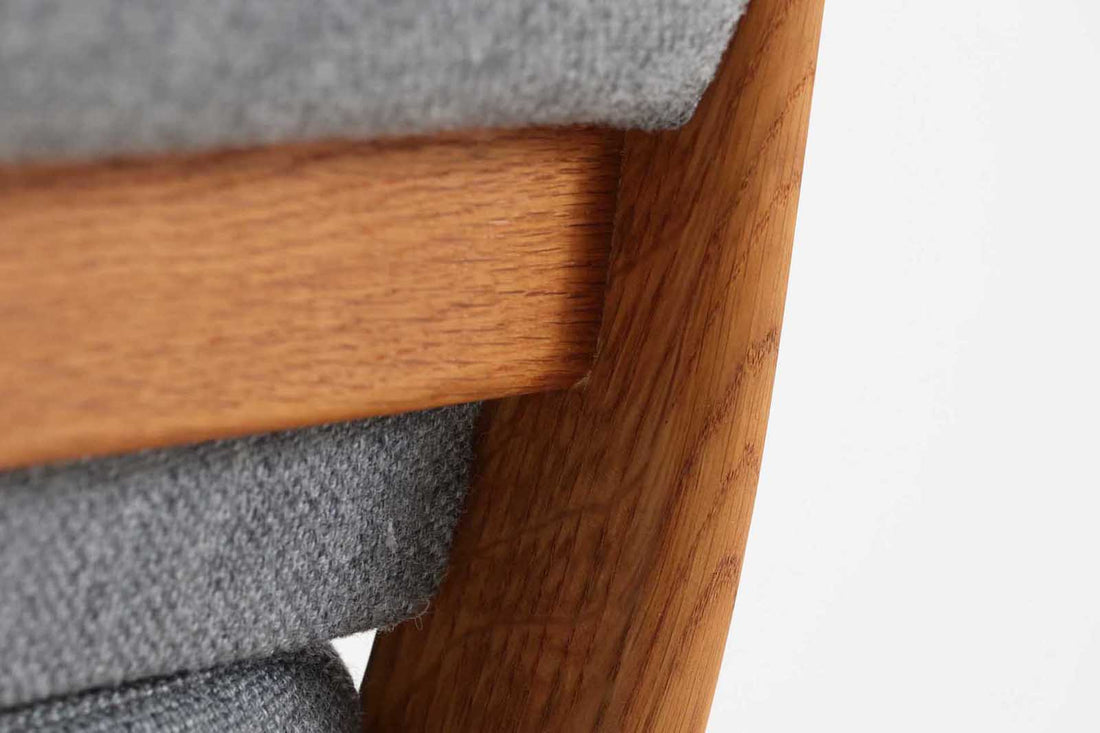 北欧家具ビンテージ GE290A ハイバックソファ オーク材 Hans J.Wegner