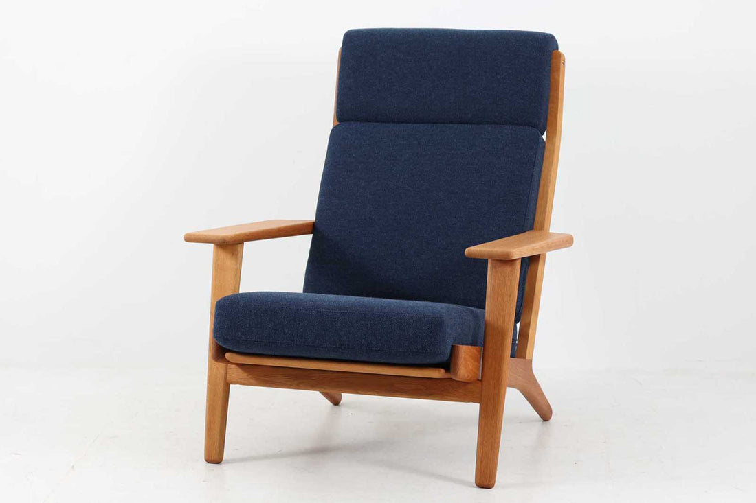 北欧家具ビンテージ GE290A ハイバックソファ オーク材 Hans J.Wegner