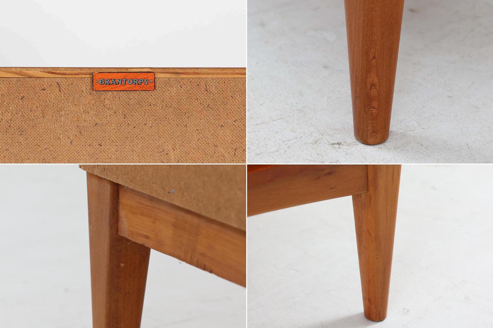 スウェーデンより買い付けたブックシェルフです。高さが139cmと小ぶりで使い勝手の良いサイズ感です。チーク材とビーチ材の組み合わせが素敵です。モスグリーン色の背板がデザインポイントになっています。