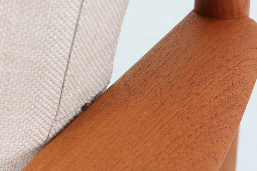 Grete Jalk(グレーテ・ヤルク)　Model 118　シングルソファ　チーク材　デンマーク製　北欧家具ビンテージ