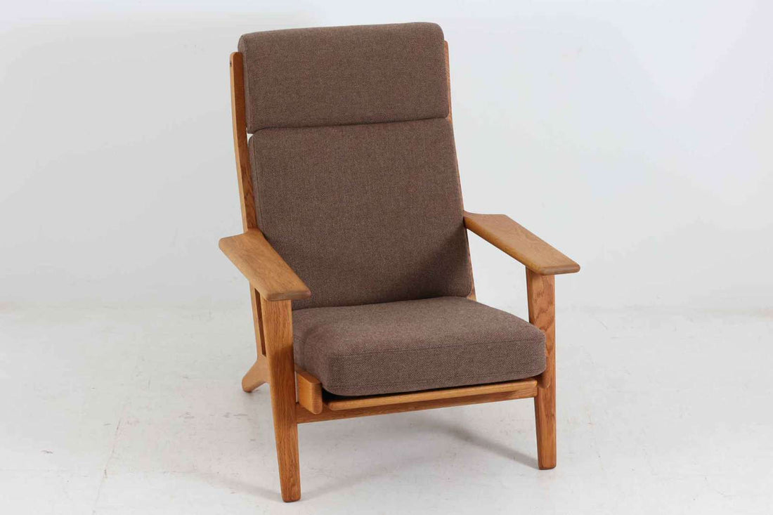 北欧家具ビンテージ GE290A ハイバックソファ オーク材 Hans J.Wegner