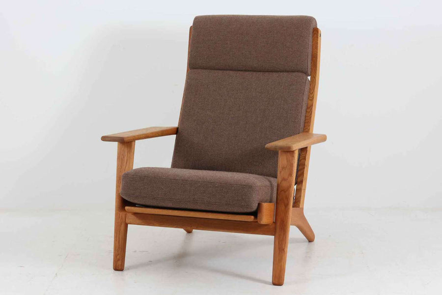 北欧家具ビンテージ GE290A ハイバックソファ オーク材 Hans J.Wegner