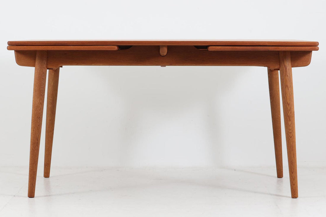 Hans J.Wegner(ハンス・J・ウェグナー)　AT312　ダイニングテーブル　チーク×オーク材　北欧家具ビンテージ