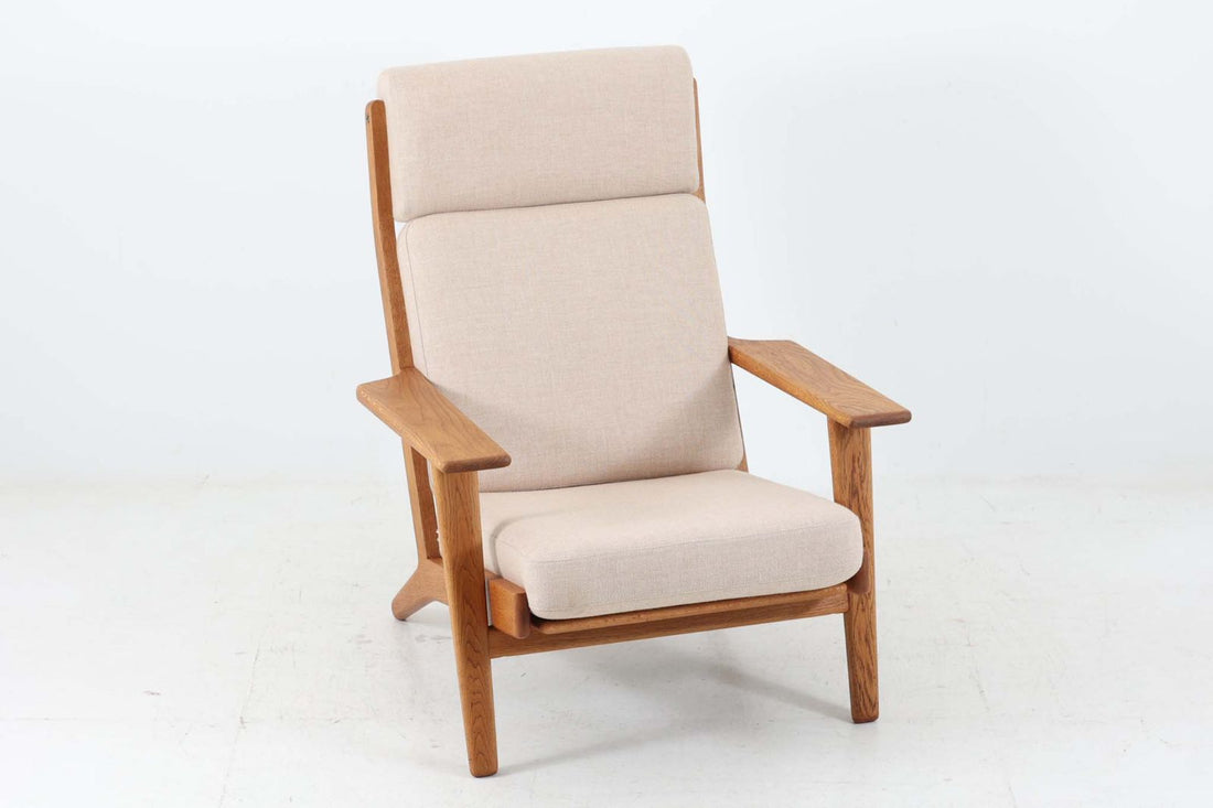 北欧家具ビンテージ GE290A ハイバックソファ オーク材 Hans J.Wegner