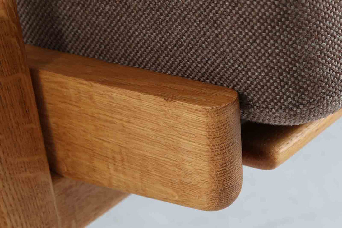 北欧家具ビンテージ　GE290A　ハイバックソファ　オーク材　Hans J.Wegner（ハンス・J・ウェグナー）　GETAMA/ゲタマ