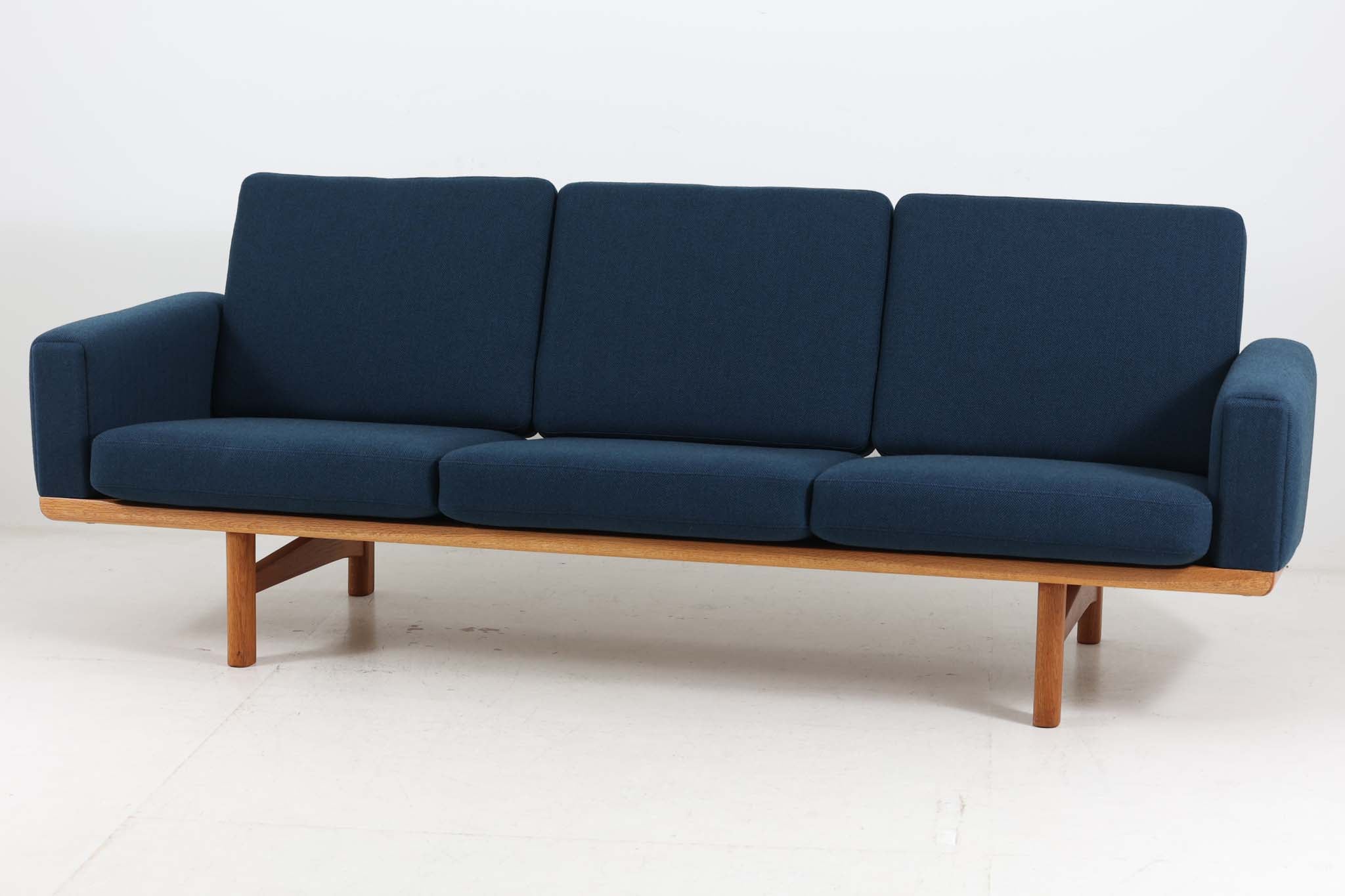 北欧家具ビンテージ GE236 トリプルソファ オーク材 Hans J.Wegner