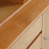 スウェーデン製　小ぶりなシェルフ　オーク材　北欧家具ビンテージ