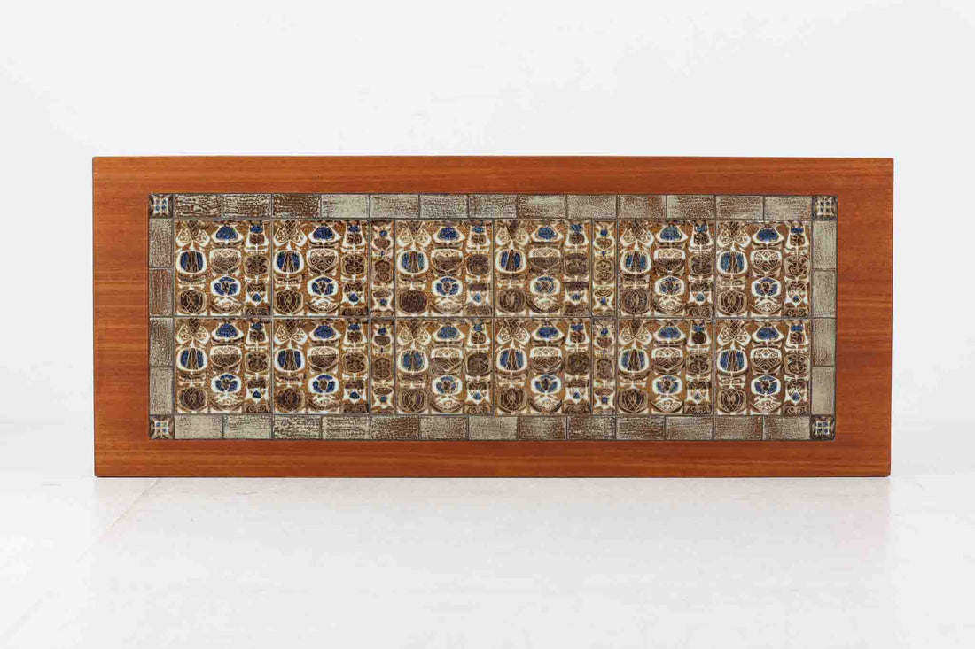 Royal Copenhagen×Haslev タイルトップセンターテーブル 幅127cm BACA