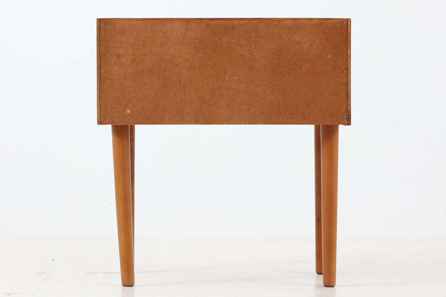 スウェーデン製 サイドチェスト チーク×ビーチ材 北欧家具ビンテージ