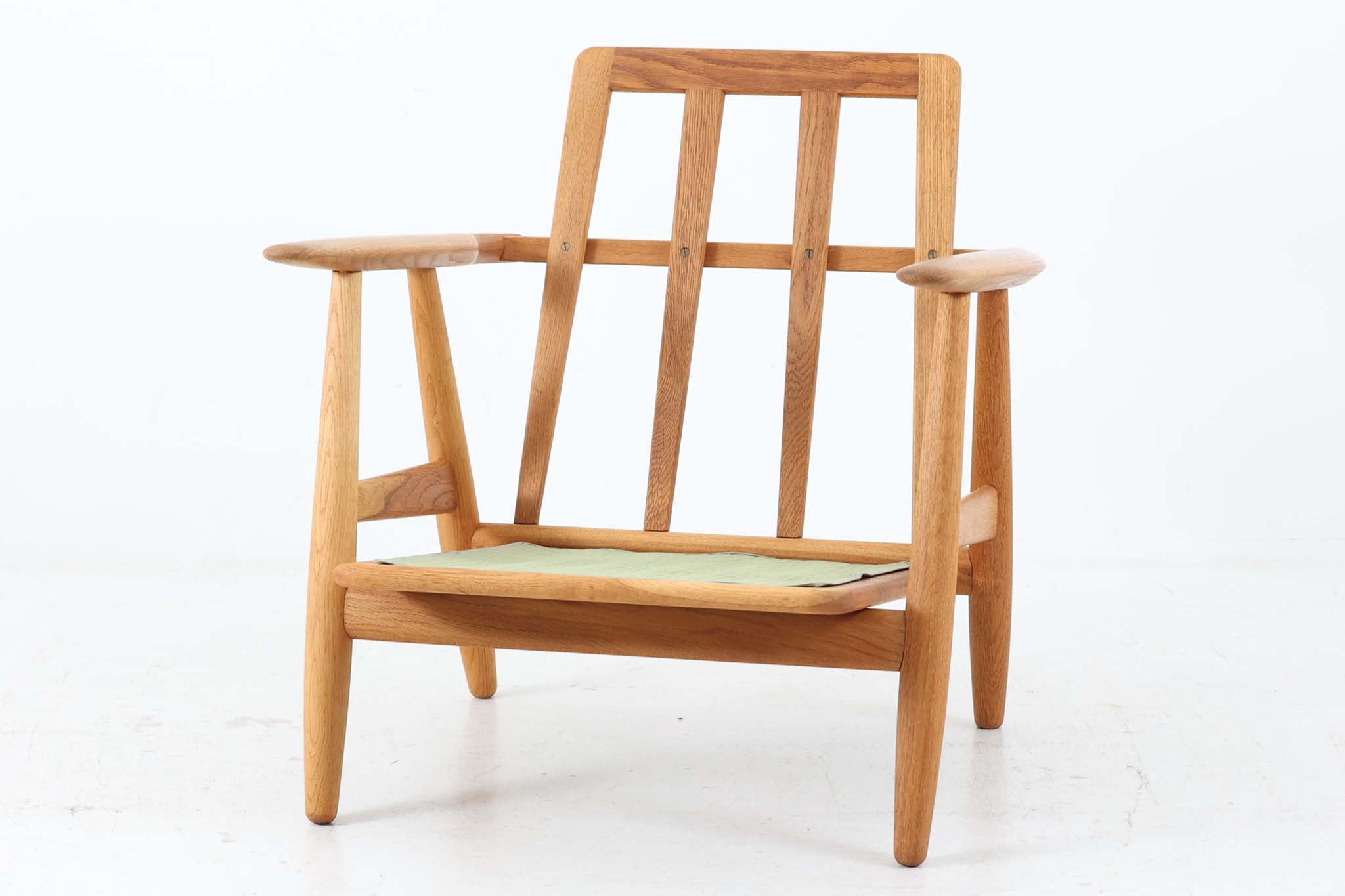 北欧家具ビンテージ GE240 シングルソファ オーク材 Hans J.Wegner