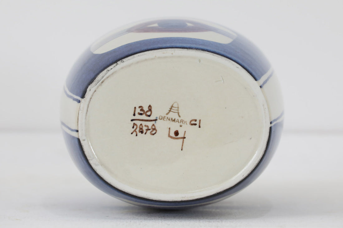 アルミニア窯　Royal Copenhagen　ロイヤルコペンハーゲン　BACAバッカ　フラワーベース