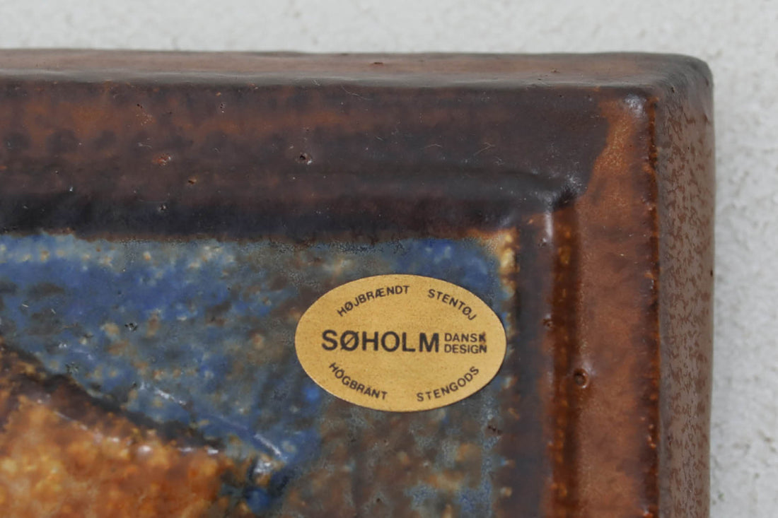 デンマークのボーホルム、名窯でもあるSOHOLMで作られた陶板です。