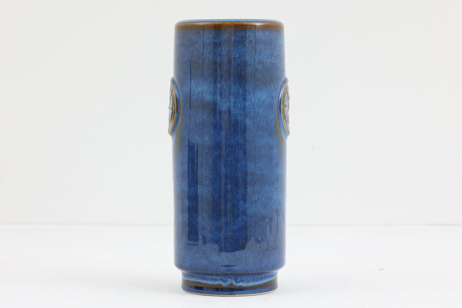 デンマーク製　SOHOLM　ブルーのフラワーベース　花瓶/水差し