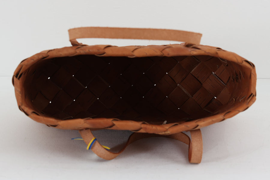 ハンドメイド　白樺樹皮のトートバッグ　A4サイズ