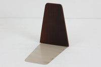 北欧より買い付けたローズウッド材のブックエンドです。デンマークでは定番のビンテージアイテムです。木部とスチール部は簡単に取り外し可能です。